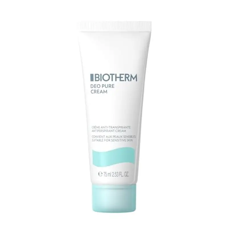 BIOTHERM Deo Pure Cream, Deodorante in Crema 24H, Per Tutti i Tipi di Pelle, Anche per Pelli Sensibili,