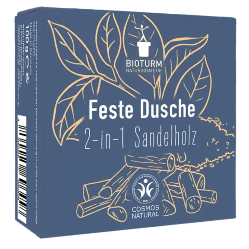 Doccia/Shampoo Solido 2in1 al Legno di Sandalo 100 g