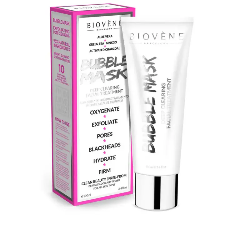 Biovene Bubble Mask Trattamento Viso Purificante 100ml
