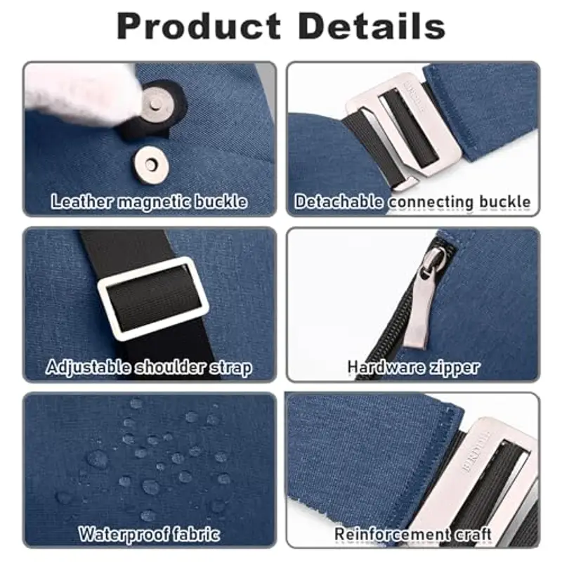 BIRDDIE Marsupio Uomo Multicolore 2143003 miniatura 3