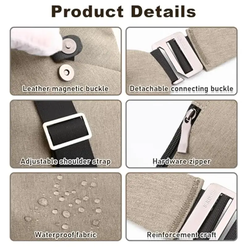 BIRDDIE Marsupio Uomo Multicolore 2331010 miniatura 3