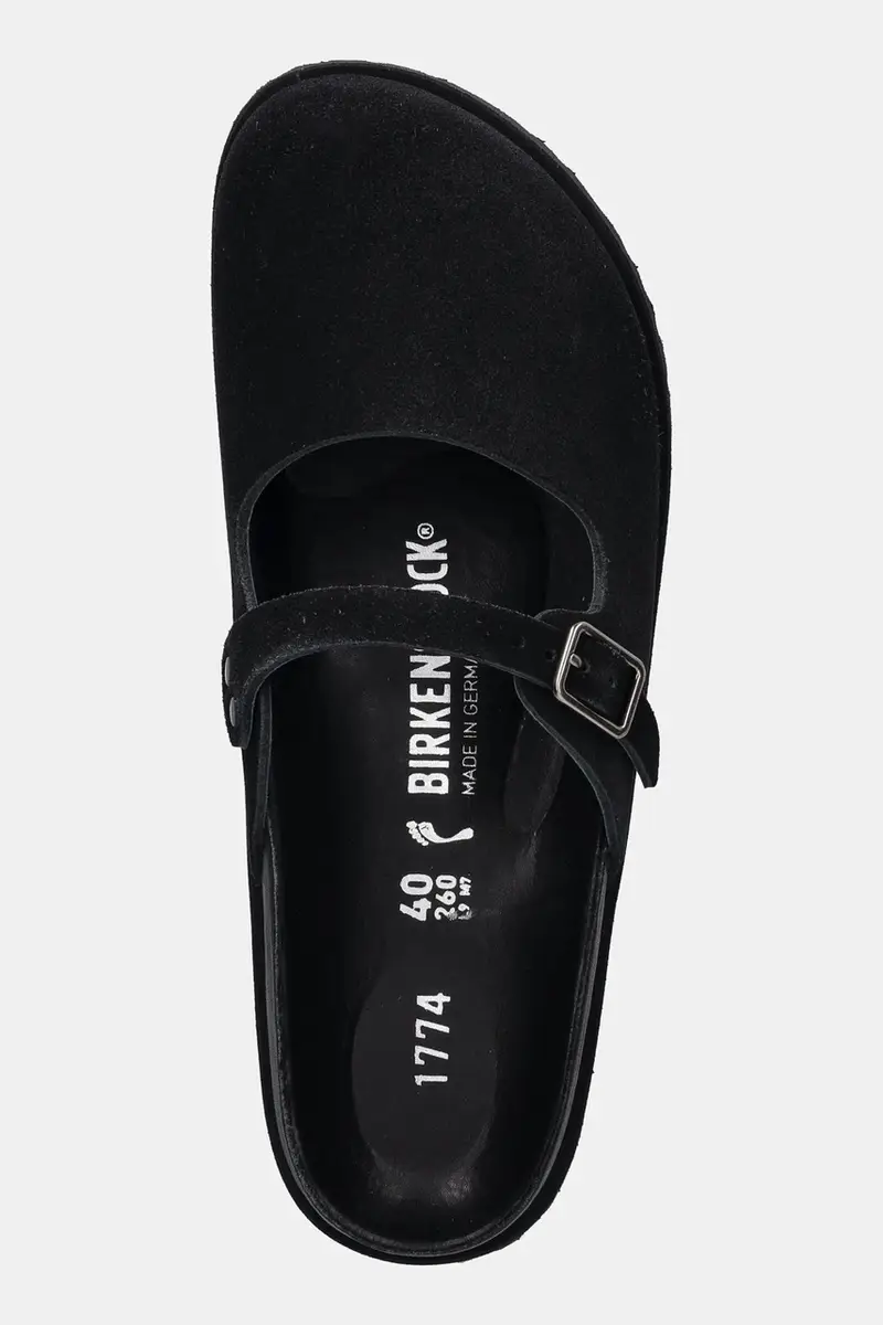 ciabatte slide in camoscio Maria LEVE donna colore nero 1031993 miniatura 4