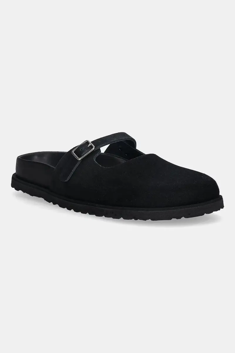 ciabatte slide in camoscio Maria LEVE donna colore nero 1031993