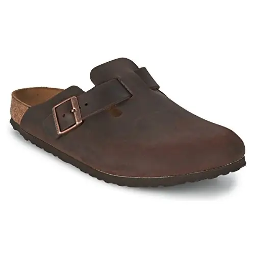 Birkenstock 860131 Boston Habana, Oiled Leather Zoccoli Uomo, Habana EU 41 miniatura 2