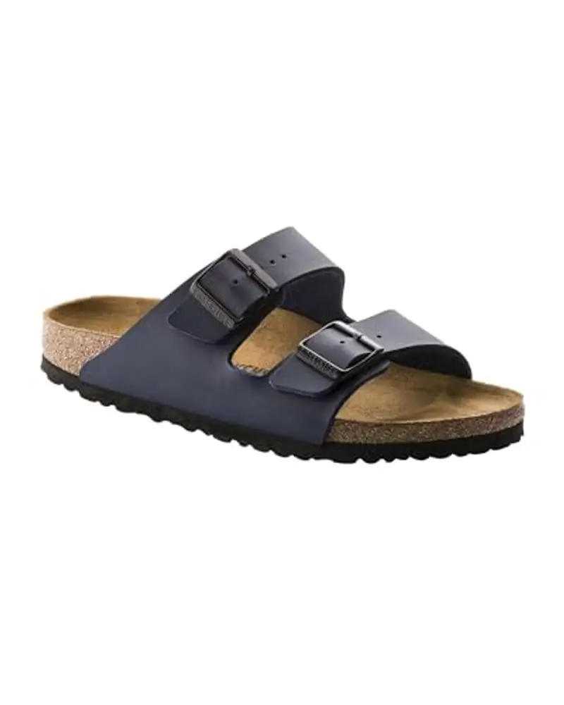 Birkenstock Arizona Birko-flor Largo, Sandali A Punta Aperta Uomo, Blue 051751, 43 EU