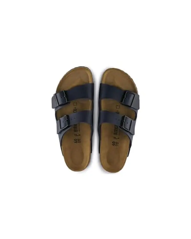Birkenstock Arizona Birko-flor Largo, Sandali A Punta Aperta Uomo, Blue 051751, 43 EU miniatura 3