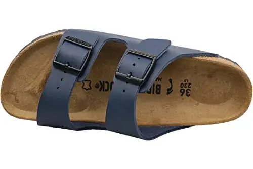 Birkenstock Arizona Birko Flor, Slides Unisex Adulto, Blu (Blue), 36 EU miniatura 3