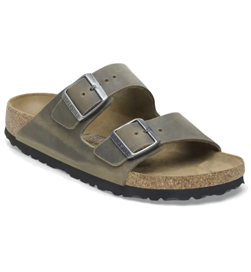 Arizona Oiled Leather - ciabatte Green