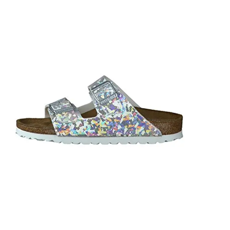 Birkenstock Arizona, Sandali a Punta Aperta Bambino, Argento (Hologram Silver Hologram Silver), 31 EU miniatura 2