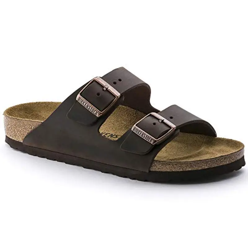 Birkenstock Arizona - Sandali unisex - adulto, Marrone (Habana), 37