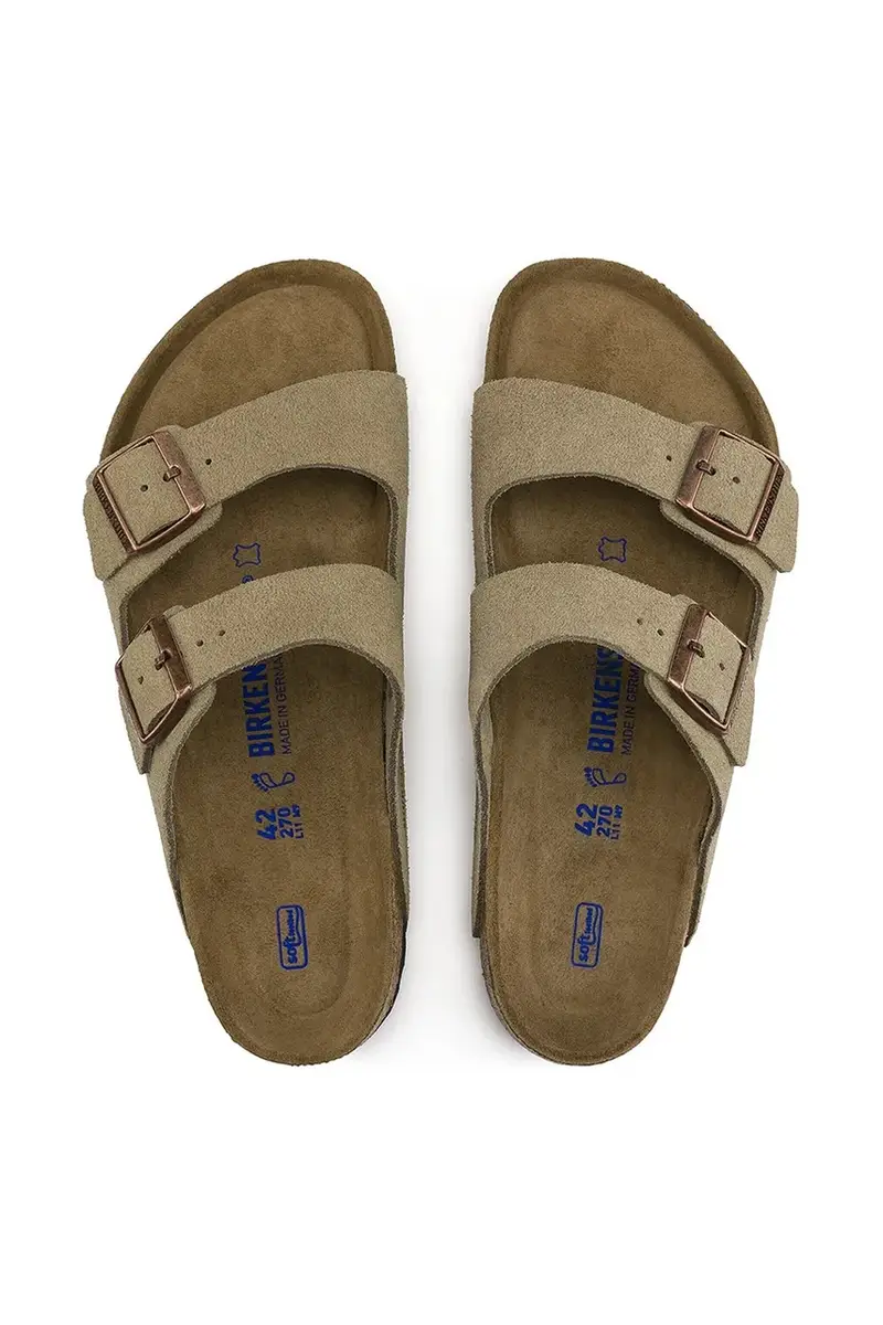 Arizona Soft Footbed Suede Taupe 951303 Beige miniatura 5
