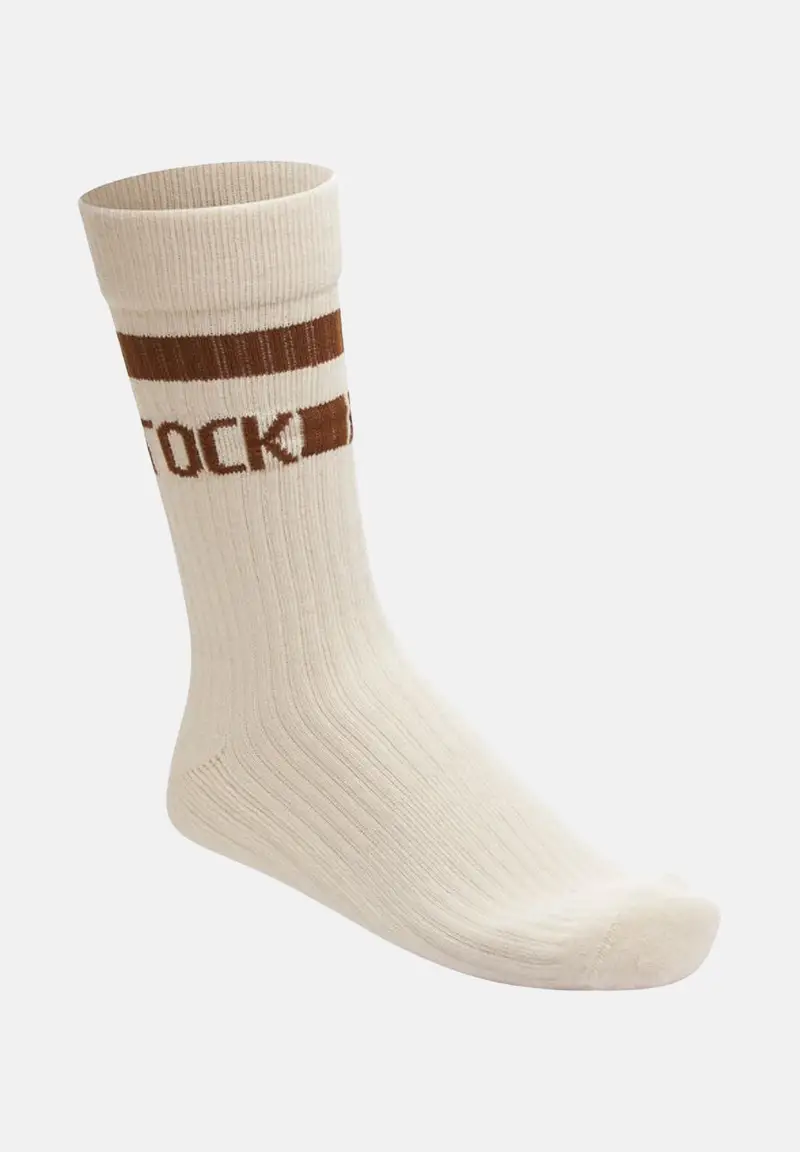 BIRKENSTOCK Calzini Cotton Tennis beige per uomo e donna