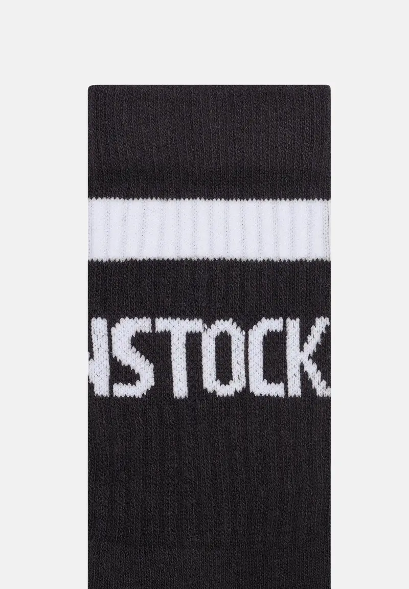 Calzini Tennis neri per uomo e donna miniatura 2