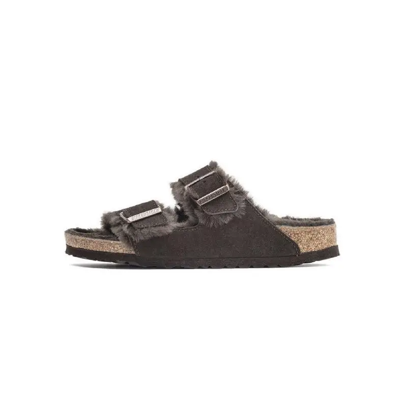 Ciabatta Donna ARIZONA SHEARLING Marrone | Birkenstock