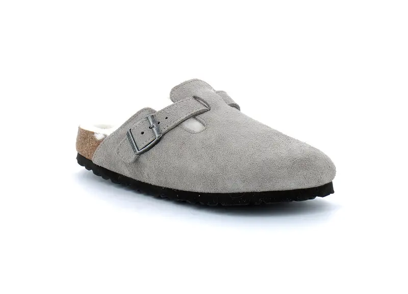 Ciabatta Donna BOSTON Grigio | Birkenstock Grigio chiaro