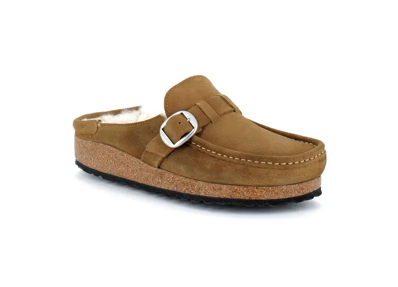 Ciabatta Donna BUCKLEY SHEARLING Marrone | Birkenstock