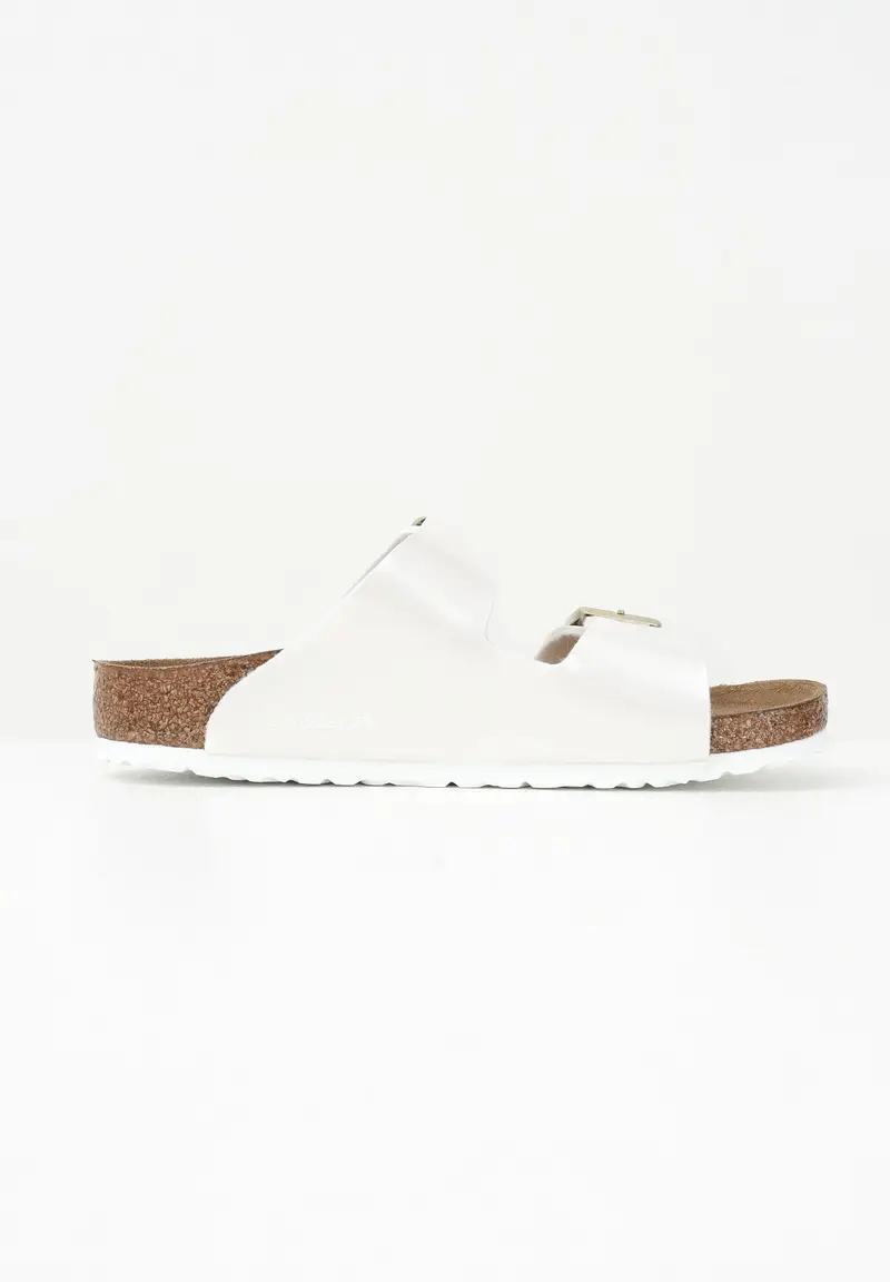 BIRKENSTOCK Ciabatte Arizona bianco perla da bambina miniatura 2