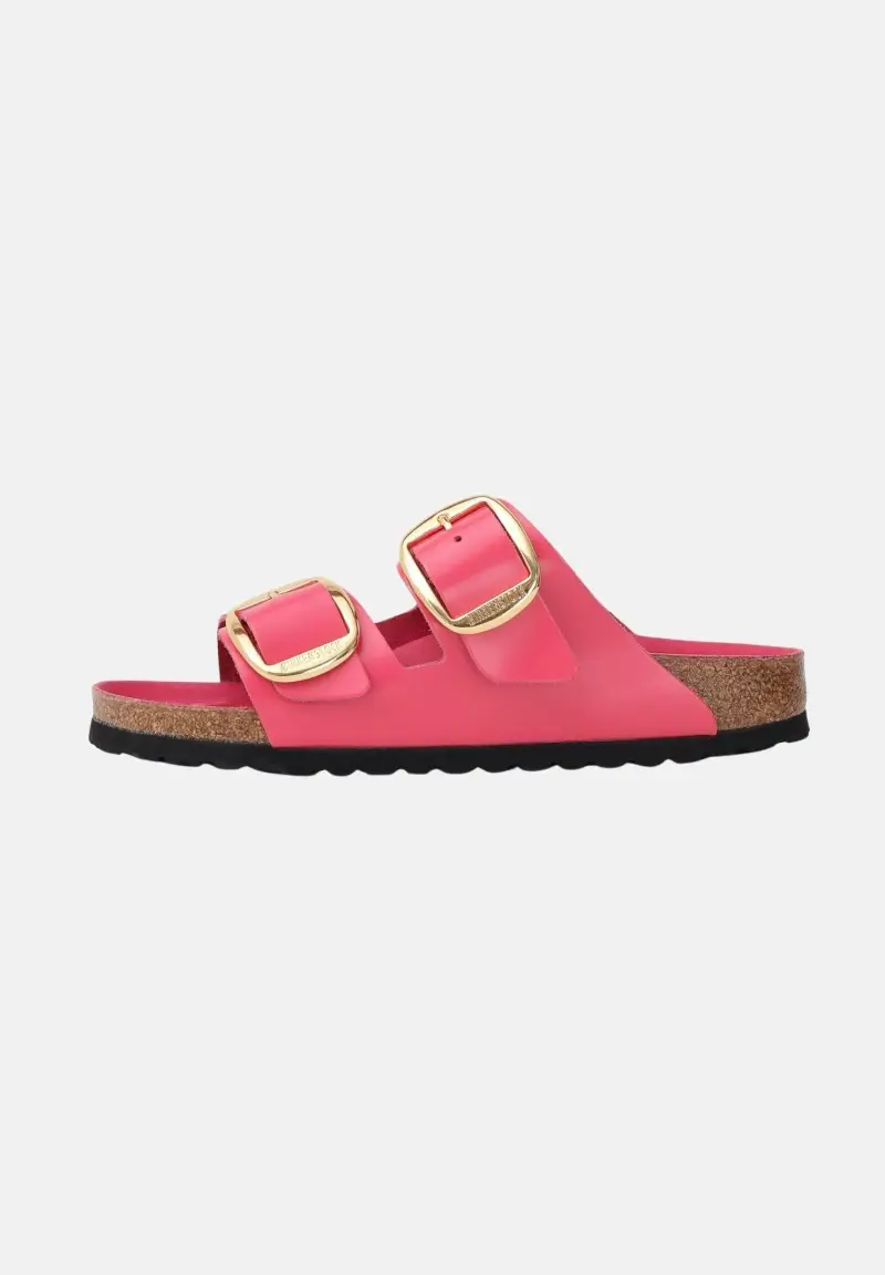 Ciabatte Arizona Big Buckle fucsia da donna