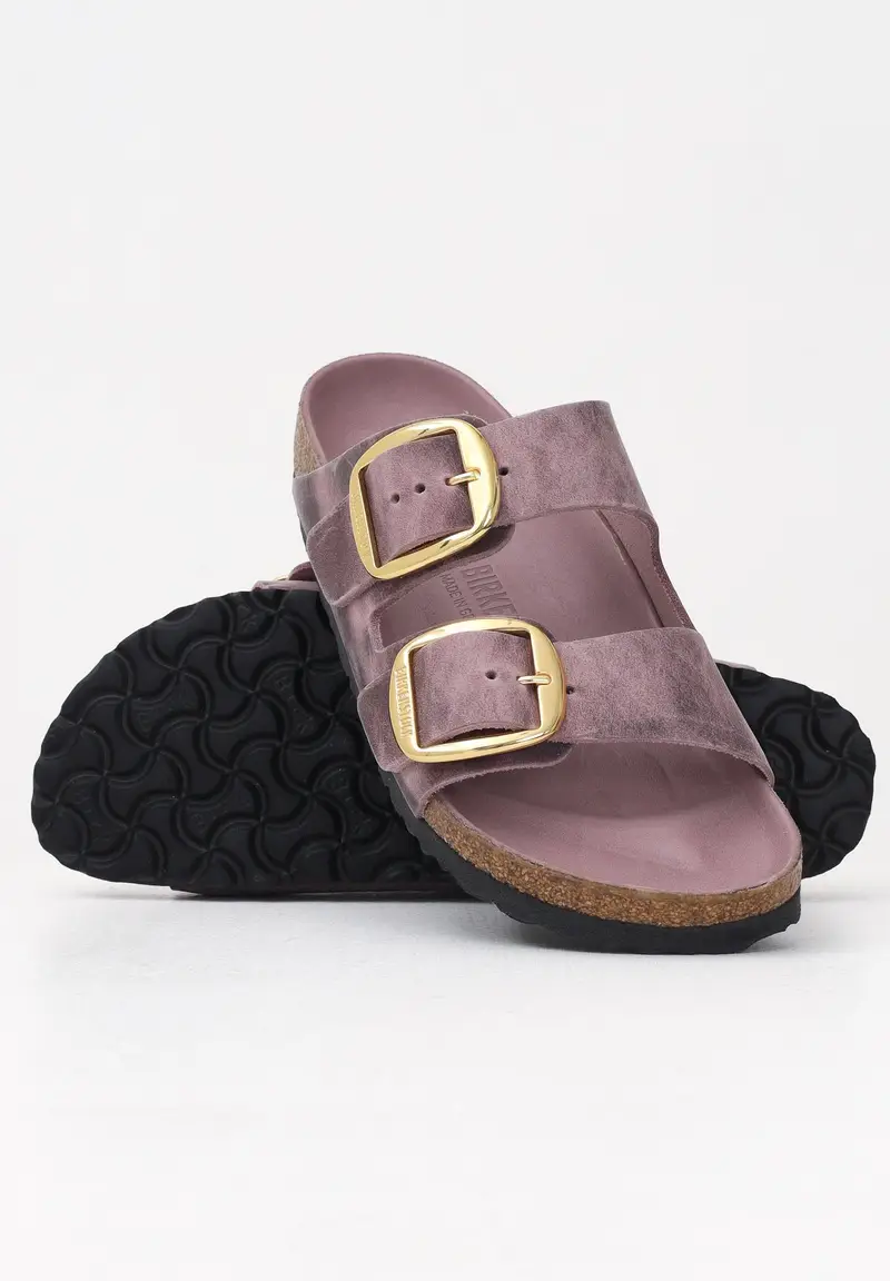 BIRKENSTOCK Ciabatte ARIZONA BIG BUCKLE LEOI NARROW viola da donna miniatura 3