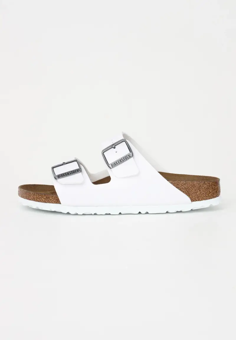 Birkenstock Ciabatte Arizona Birko-Flor bianche unisex