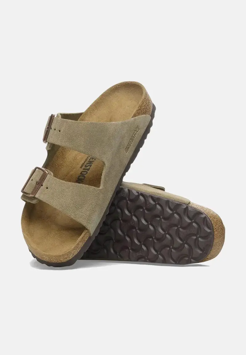 Ciabatte Arizona color taupe per uomo e donna miniatura 3