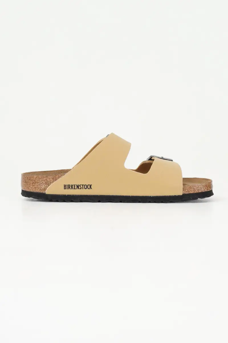 Birkenstock Ciabatte Arizona crema per uomo e donna miniatura 3