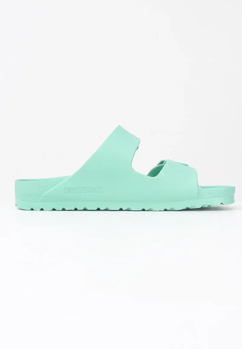 Birkenstock Sandali Arizona Essentials verde acqua per uomo e donna miniatura 3
