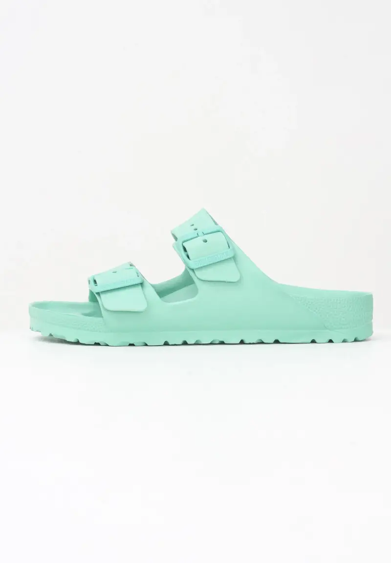 Birkenstock Sandali Arizona Essentials verde acqua per uomo e donna
