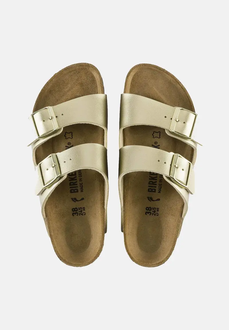 Ciabatte Arizona oro da donna miniatura 3