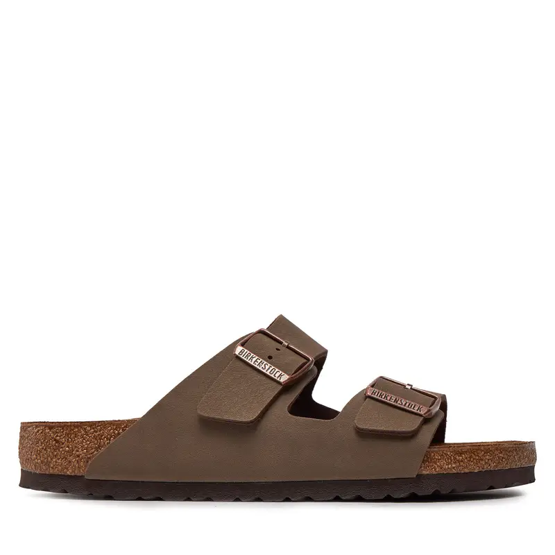 Ciabatte Birkenstock Arizona Birko-Flor nubuk 151181 Marrone