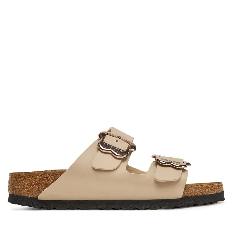 Ciabatte Birkenstock Arizona Flower Buckle Kids 1030419 D Écru Écru