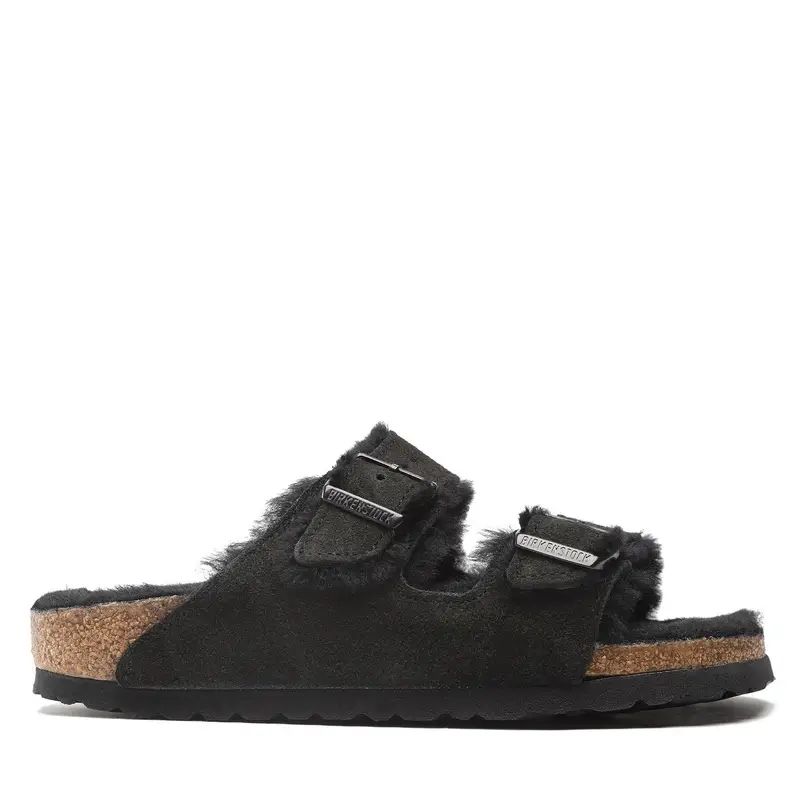 Ciabatte Birkenstock Arizona Shearling 0752663 Nero