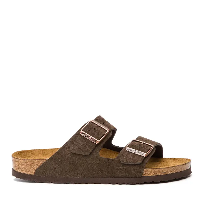 Ciabatte Birkenstock Arizona zamsz 0951313 Marrone