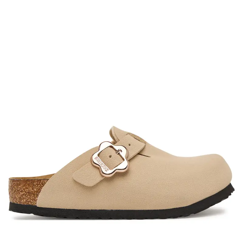 Ciabatte Birkenstock Boston Flower Buckle 1030630 S Beige