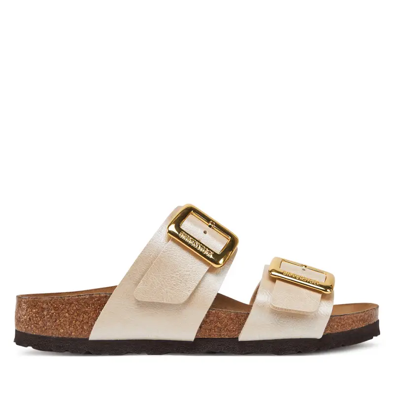 Ciabatte Birkenstock Sydney Cushion Buckle 1029492 Écru Écru