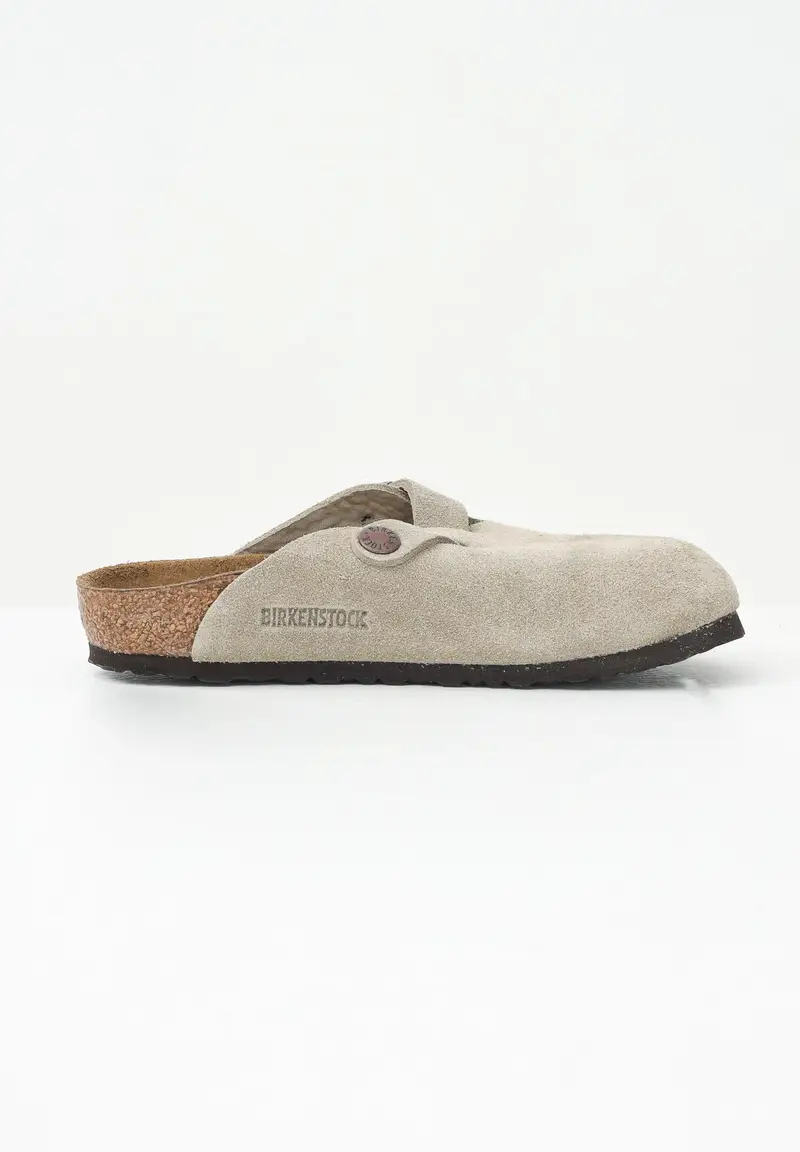 BIRKENSTOCK Ciabatte Boston taupe per bambino e bambina miniatura 2