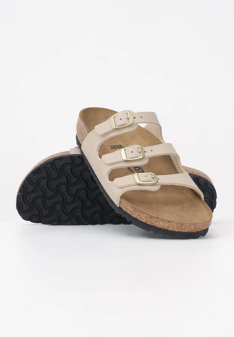 BIRKENSTOCK Ciabatte Florida beige da donna miniatura 3