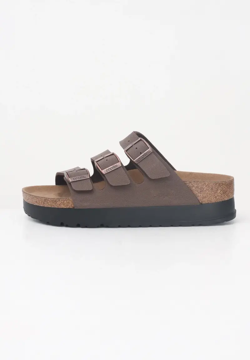 Birkenstock Sandali Florida Flex Platform mocca da donna