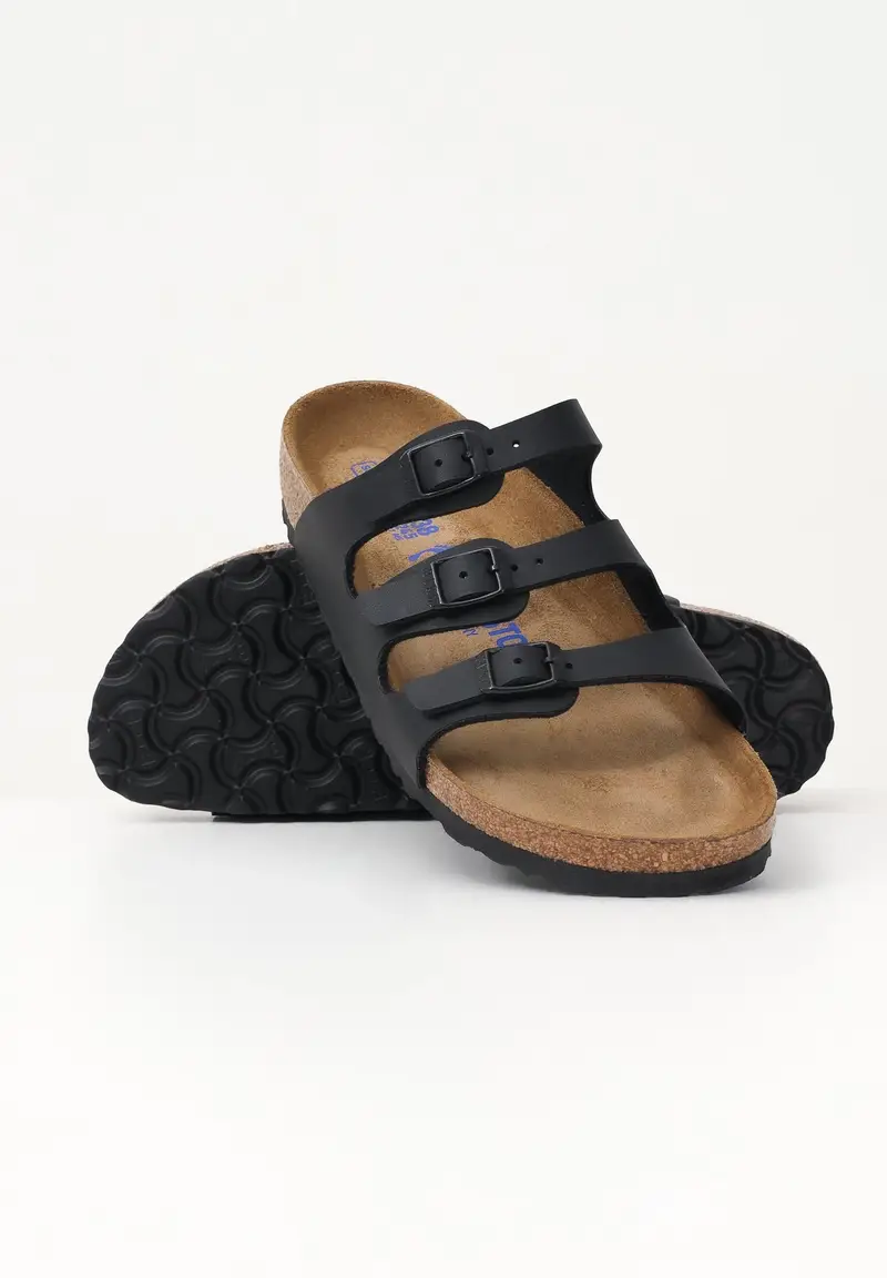 BIRKENSTOCK Ciabatte Florida nere per uomo e donna miniatura 3