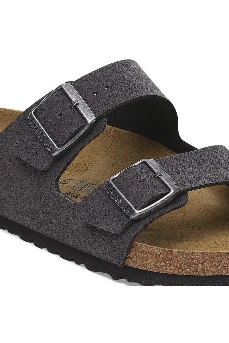 ciabatte slide Arizona Birkibuc donna colore marrone 1029162 Grigio miniatura 3