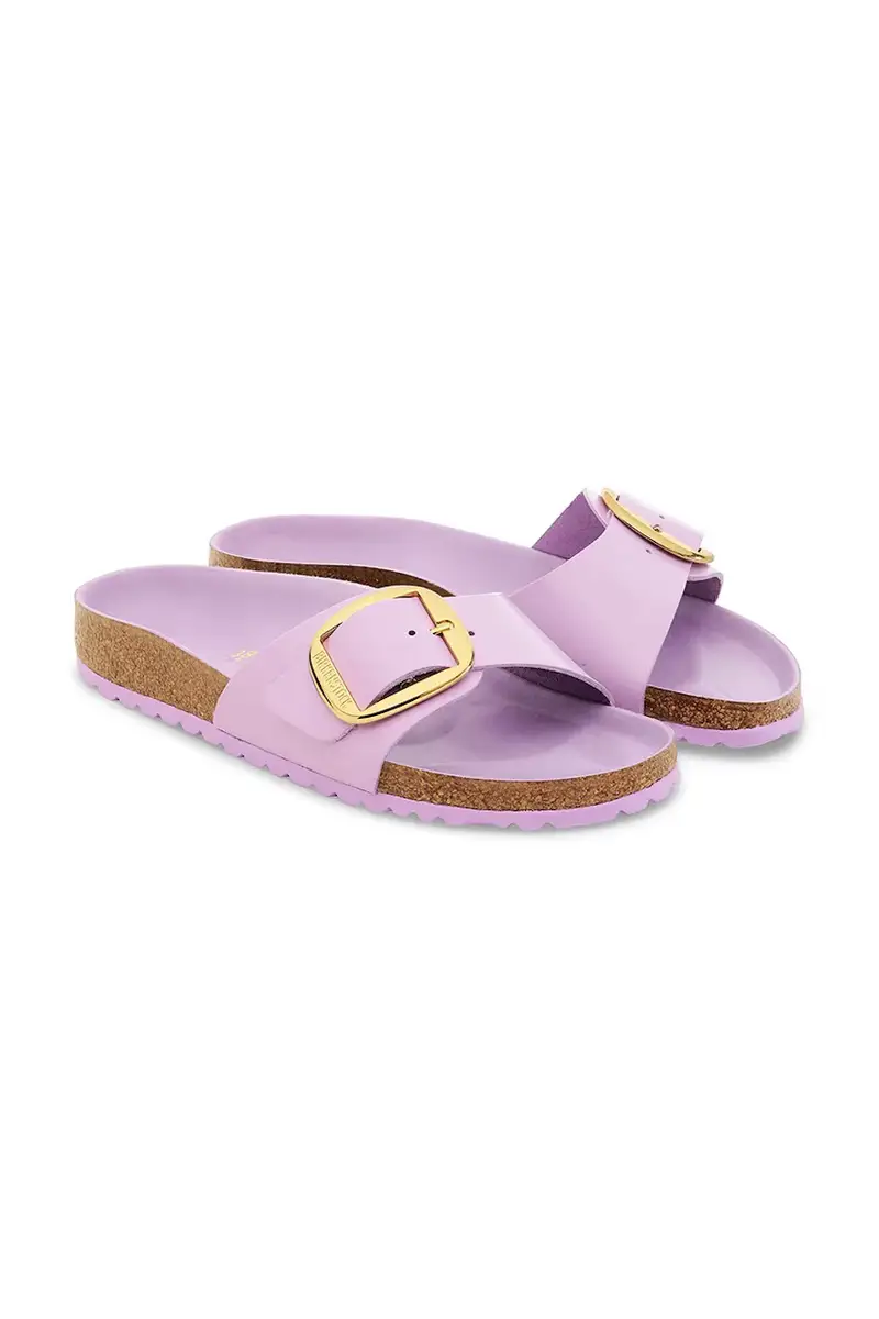 ciabatte slide Madrid Big Buckle donna colore violetto 1030366 miniatura 3
