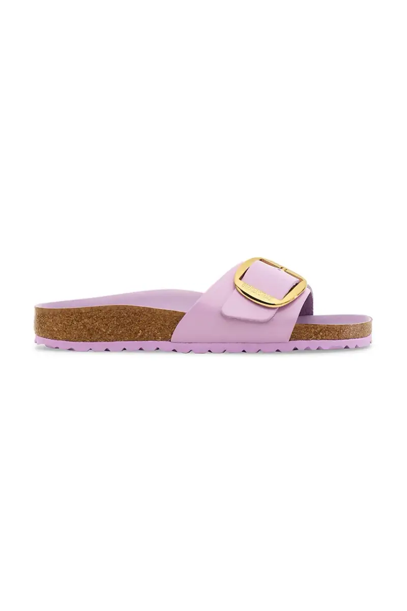 ciabatte slide Madrid Big Buckle donna colore violetto 1030366