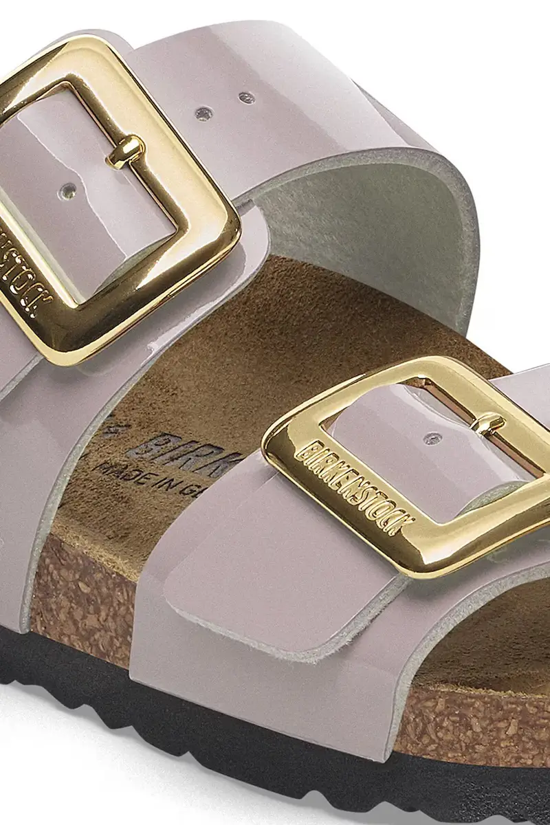 ciabatte slide Sydney Patent Cushion Buckle donna colore violetto 1029473 miniatura 3