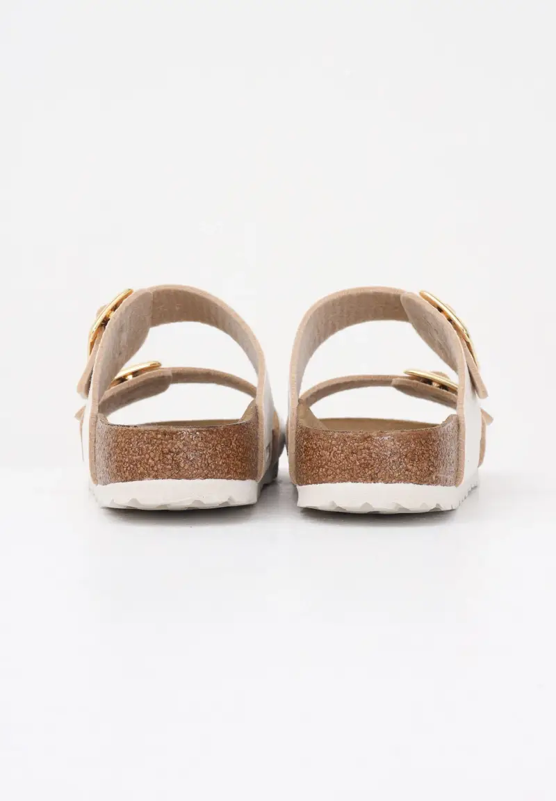 Birkenstock Ciabatte Sydney Cushion Buckle crema da donna miniatura 2