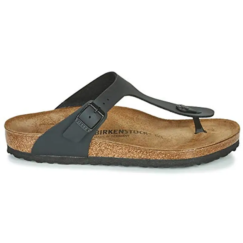 Birkenstock Gizeh Birko-Flor, Sandali Unisex - Adulto, Nero, 44 (Normale) miniatura 2