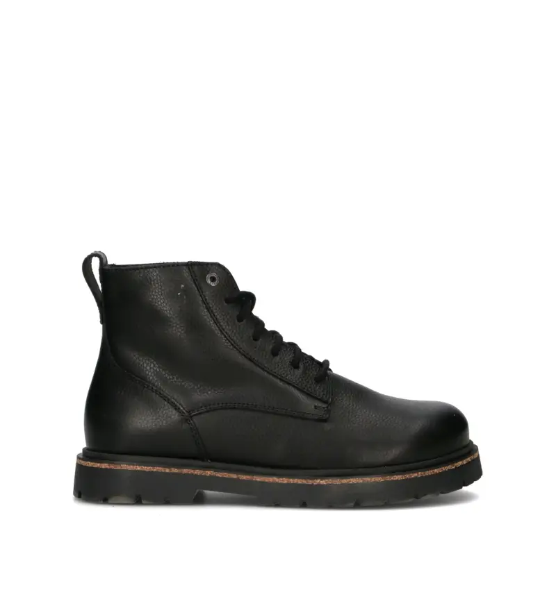 HIGHWOOD LACE MID Polacco uomo nero in pelle Vario
