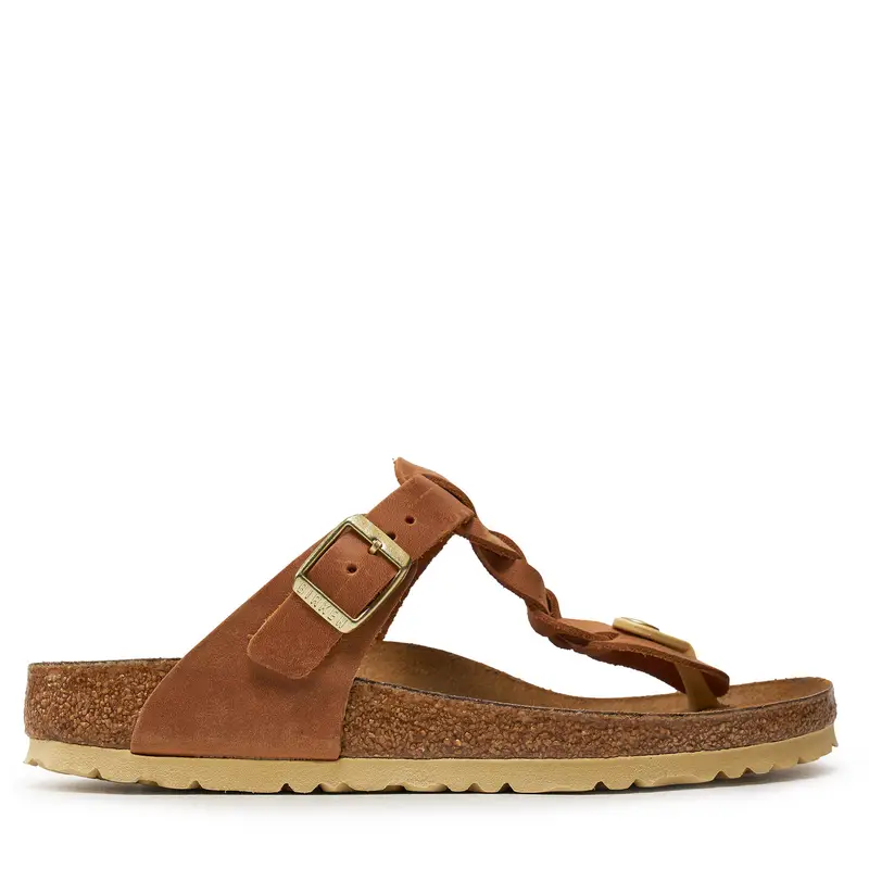 Infradito Birkenstock Gizeh Braided 1021336 Marrone
