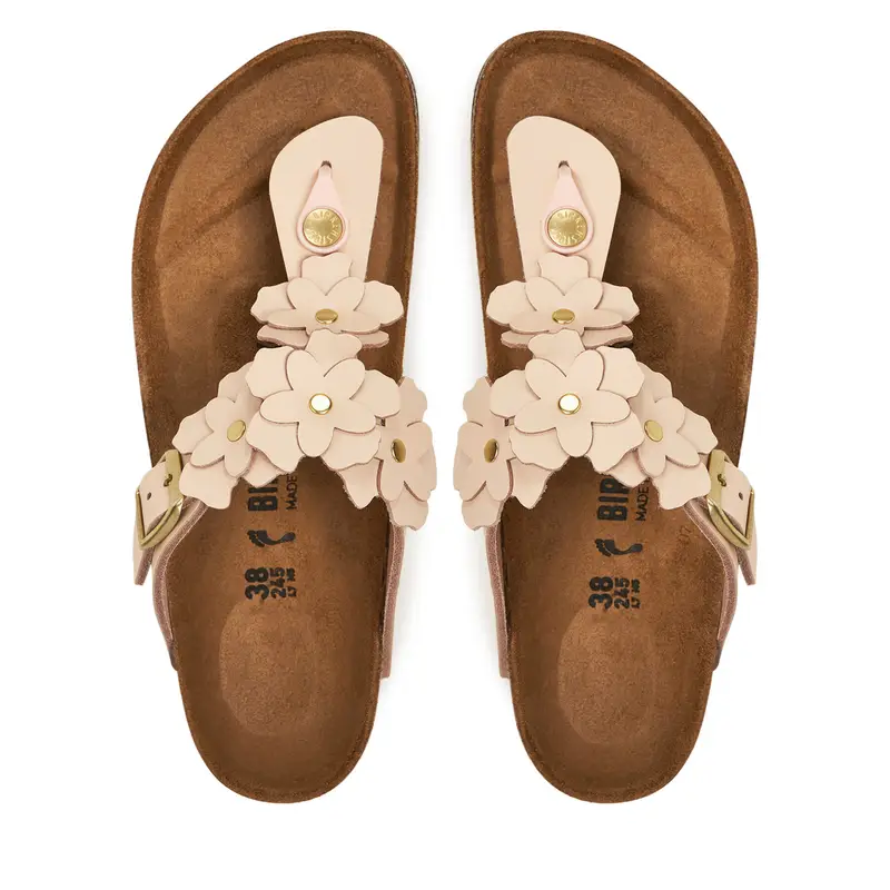 Infradito Birkenstock Gizeh Flowers 1029304 Rosa