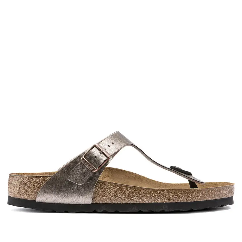 Birkenstock Infradito Gizeh Beige, Bronzo Size EU 41