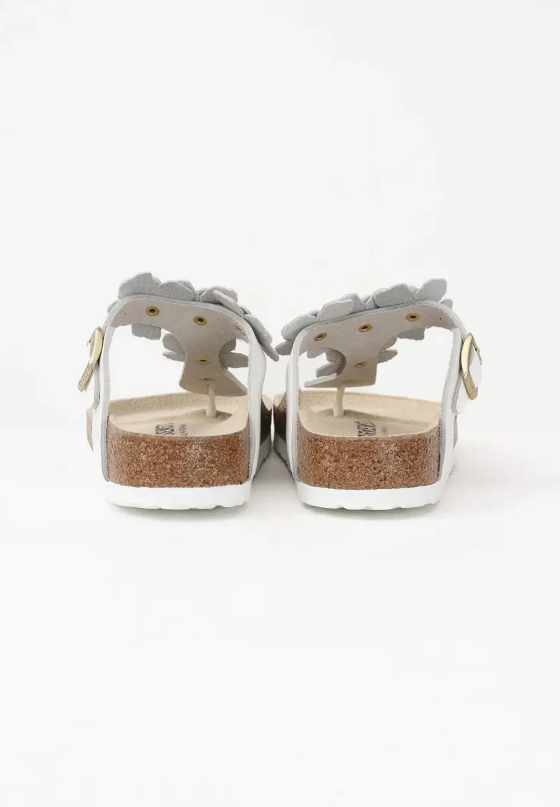 Infradito Gizeh Flower Embellishment bianchi da donna miniatura 2